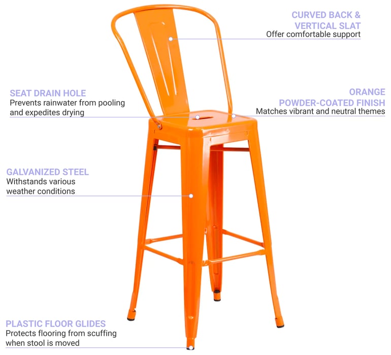 Flash Furniture CH3132030GBOR Features
