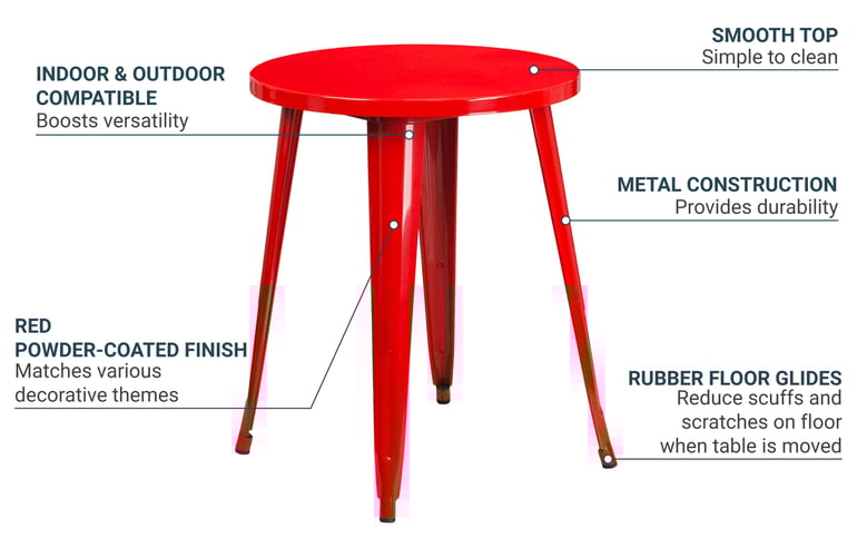 Flash Furniture CH5108029RED Features