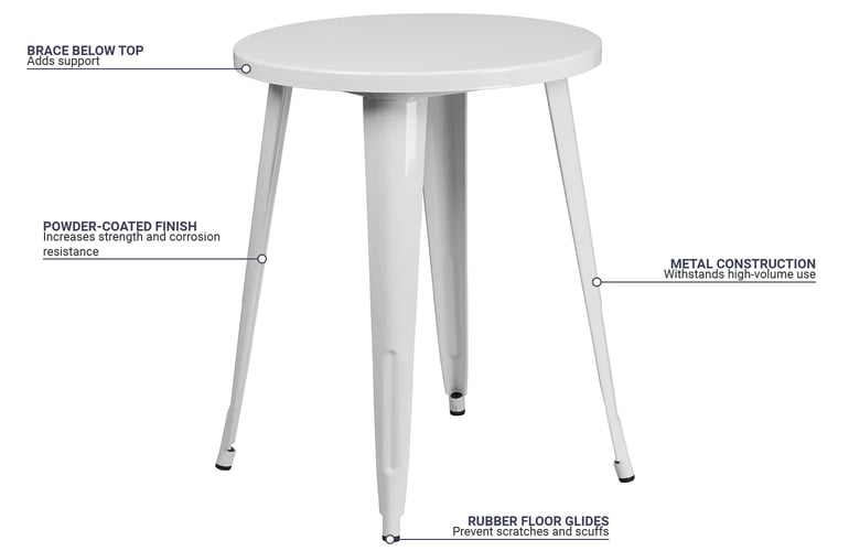 Flash Furniture CH5108029WH Features