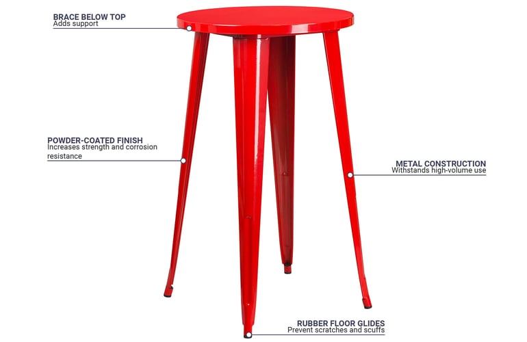 Flash Furniture CH5108040RED Features