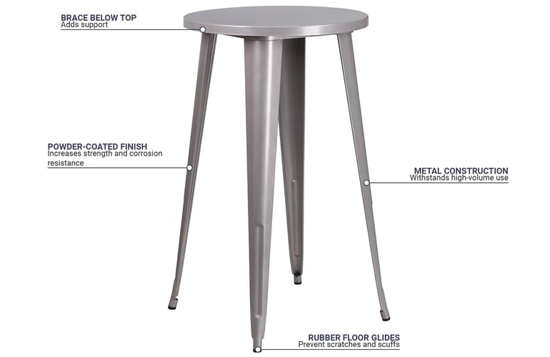 Flash Furniture CH5108040SIL Features