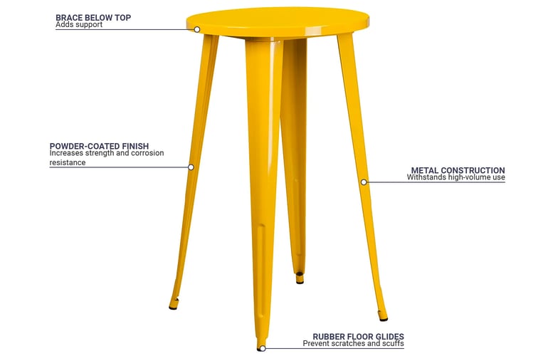 Flash Furniture CH5108040YL Features