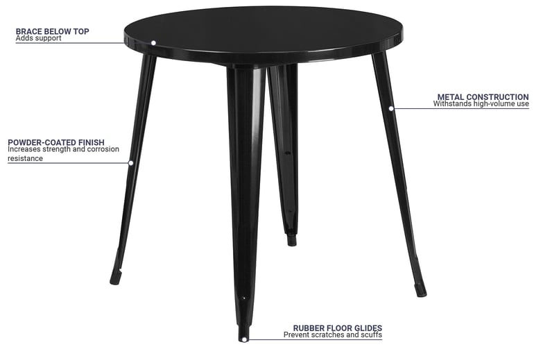 Flash Furniture CH5109029BK Features