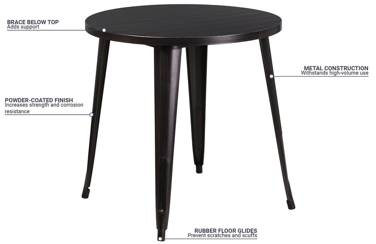 Flash Furniture CH5109029BQ Features