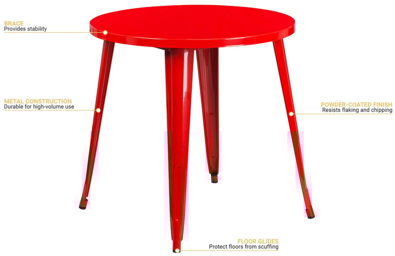 Flash Furniture CH5109029RED Features