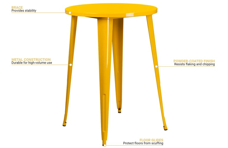 Flash Furniture CH5109040YL Features