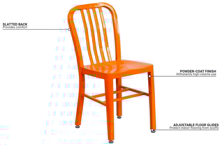 Flash Furniture CH6120018OR Features