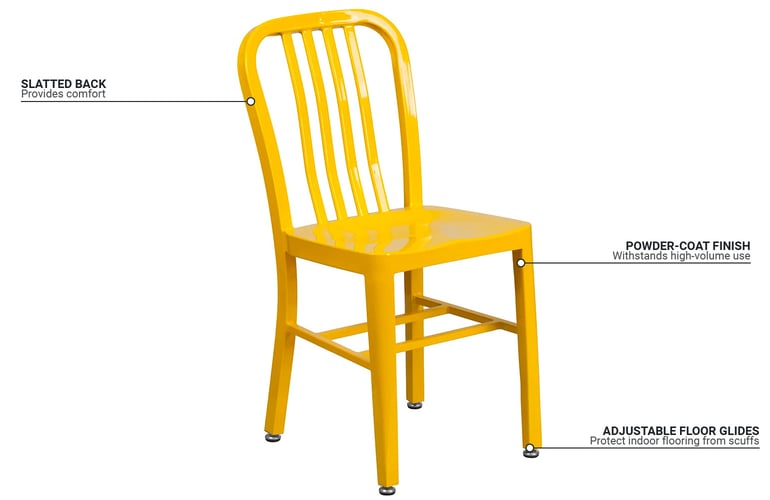 Flash Furniture CH6120018YL Features
