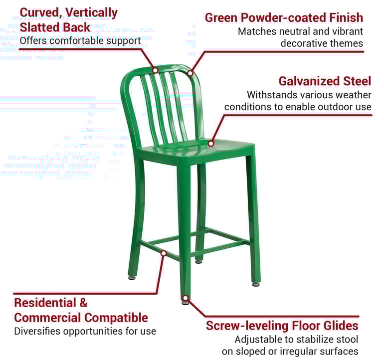 Flash Furniture CH6120024GN Features