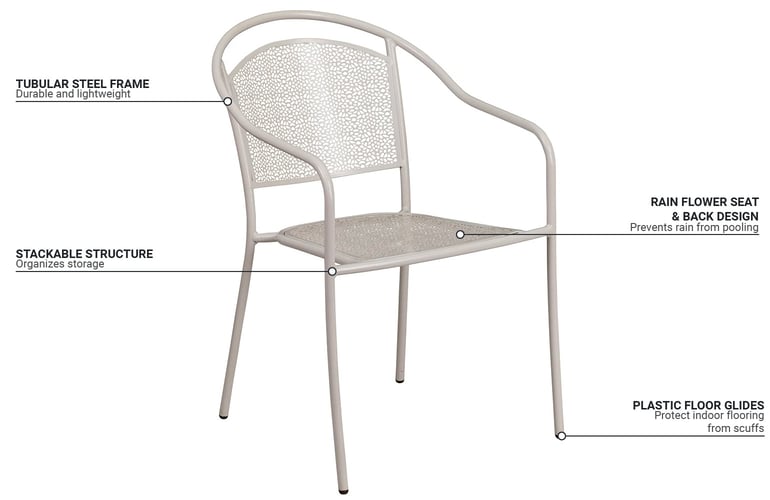 Flash Furniture CO3SIL Features