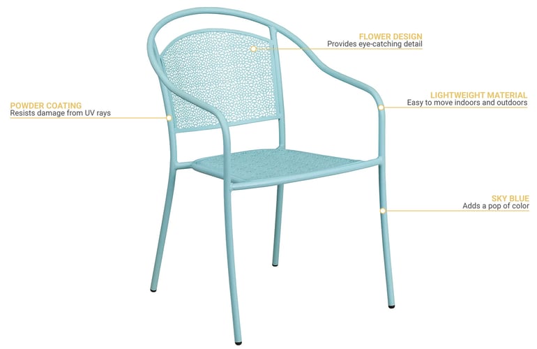 Flash Furniture CO3SKY Features