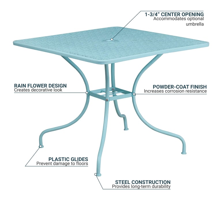 Flash Furniture CO6SKY Features