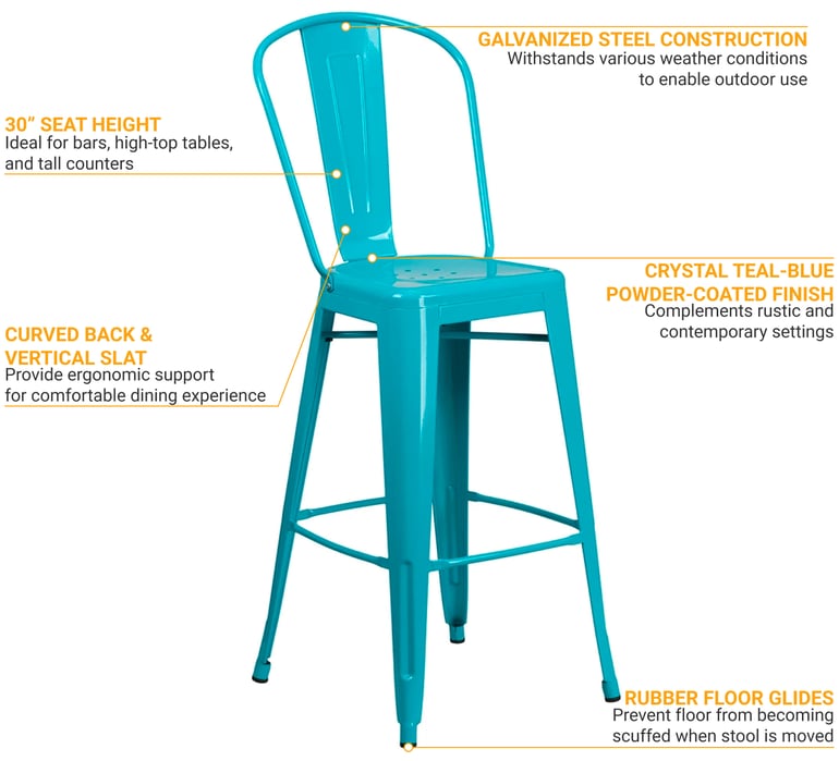 Flash Furniture ET353430CB Features