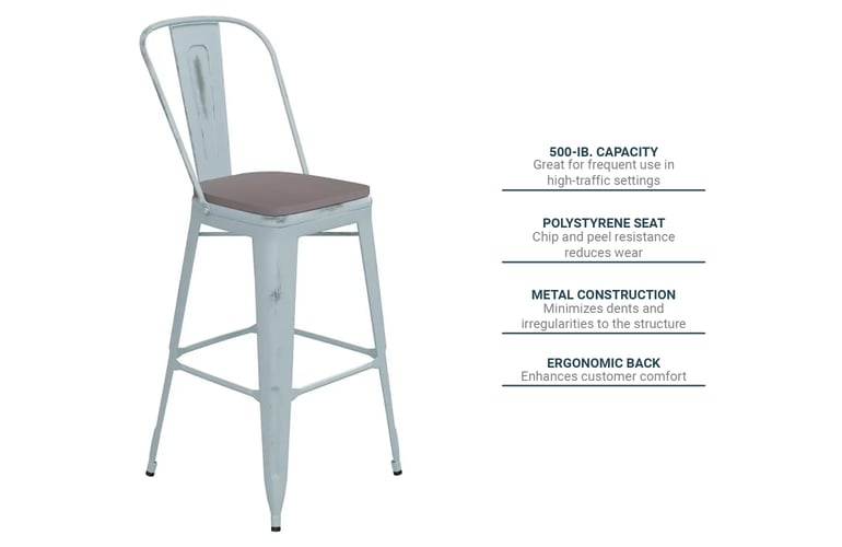 Flash Furniture ET353430DBPL1GGG Features