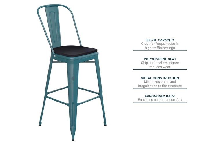 Flash Furniture ET353430KBPL1BGG Features