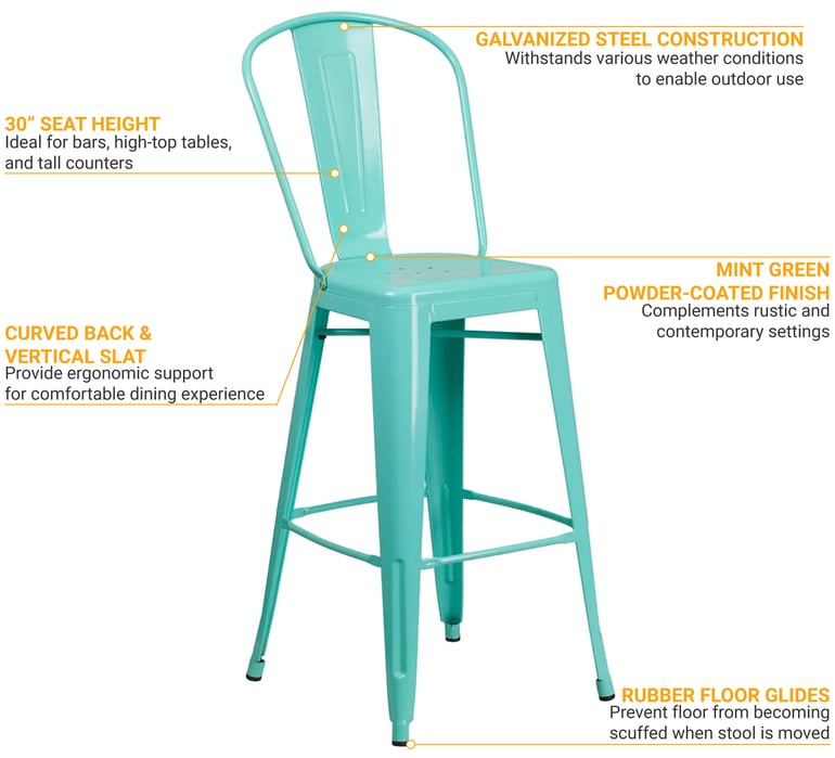 Flash furniture 30 deals inch bar stool