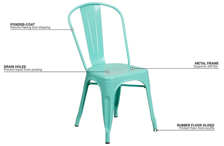 Flash Furniture ET3534MINT Features
