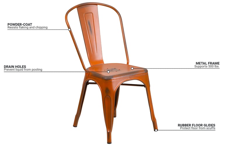 Flash Furniture ET3534OR Features