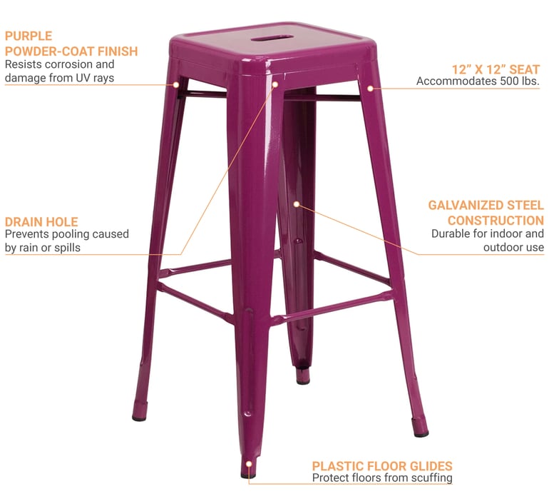 Flash Furniture ETBT350330PUR Features
