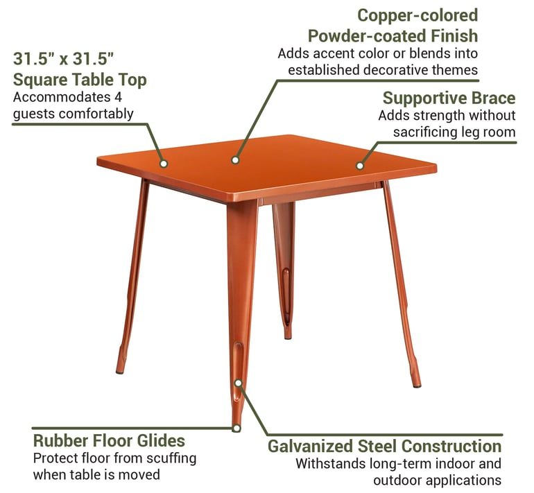 Flash Furniture ETCT0021POC Features