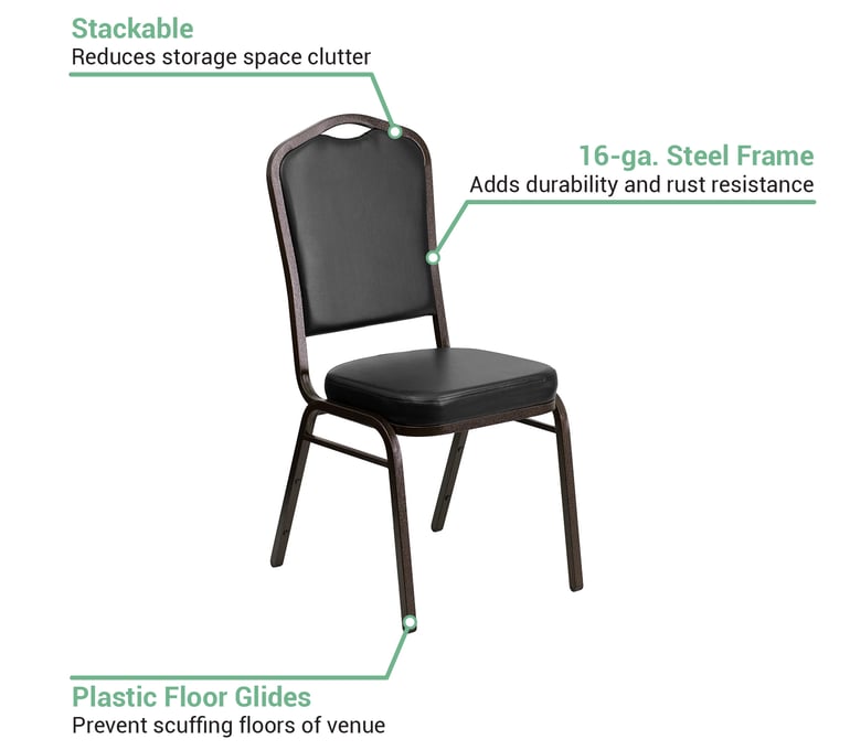 Flash Furniture FDC01GVBKVY Features