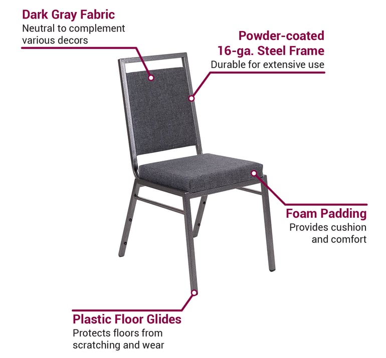 Flash Furniture FDLUXSILDKGY Features