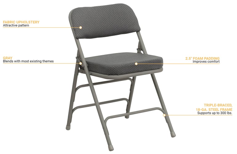 Flash Furniture HAMC320AFGRY Features