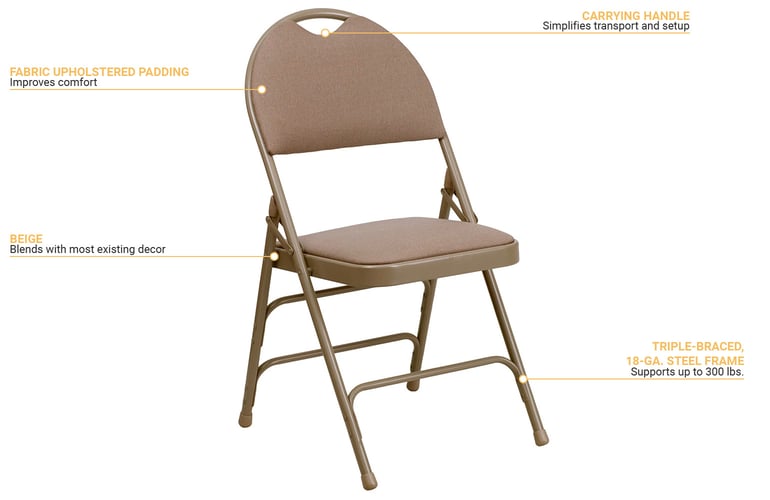 Flash Furniture HAMC705AF3BGE Features