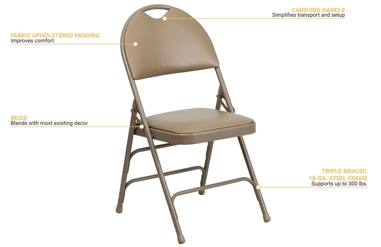 Flash Furniture HAMC705AV3BGE Features