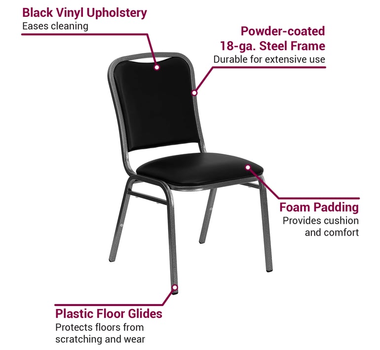 Flash Furniture NG108SVBKVYLGG Features