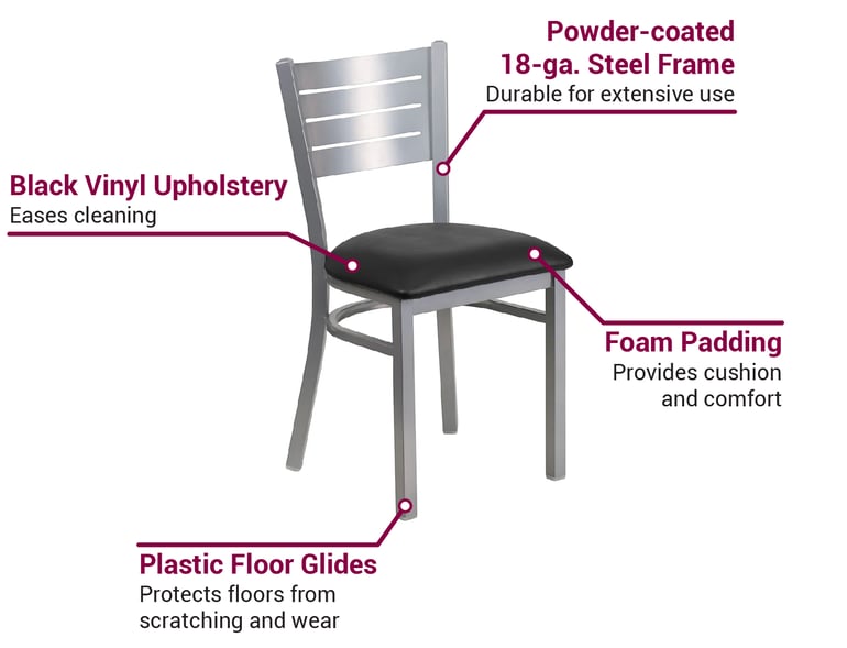 Flash Furniture XDG60401BLKV Features