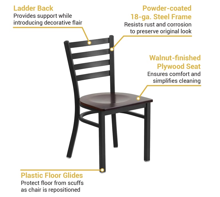 Flash Furniture XDG694BLADWALW Features