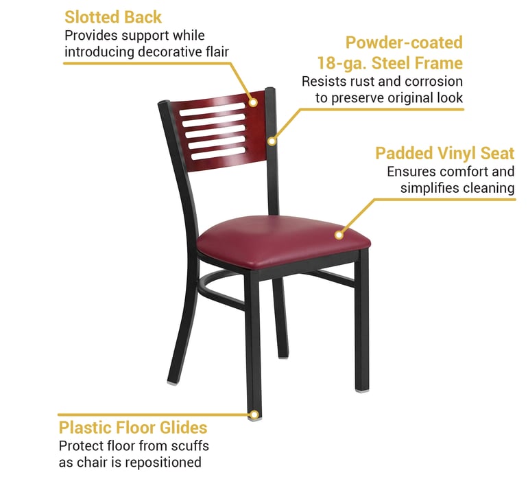 Flash Furniture XDG6G5BMAHBURV Features