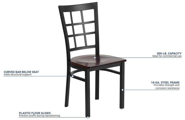 Flash Furniture XDG6Q3BWWALW Features