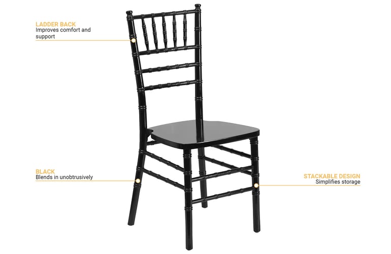 Flash Furniture XSBLK Features