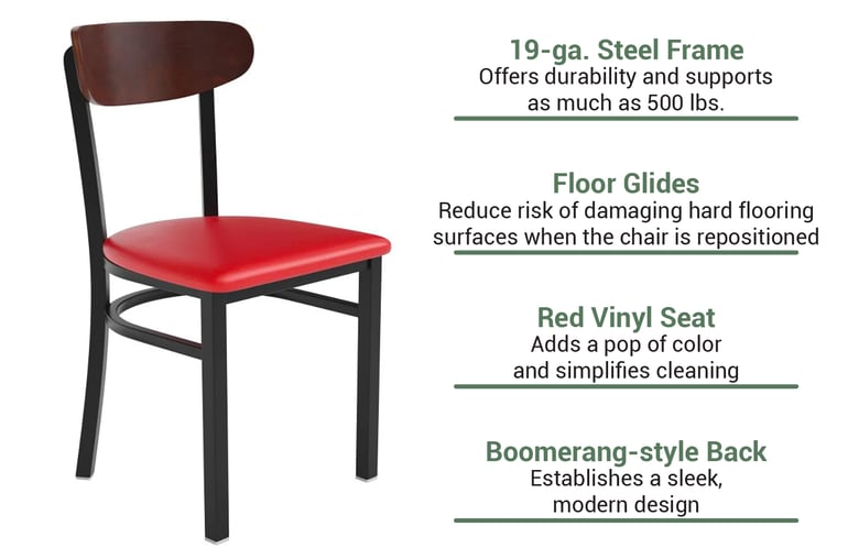 Flash Furniture XUDG6V5RDVWALGG Features