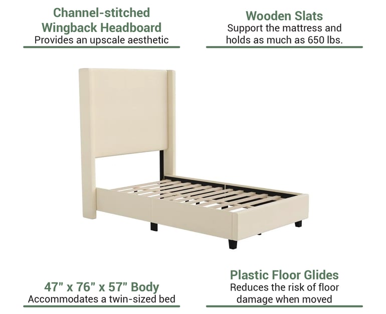 Flash Furniture YK1077BEIGETGG Features