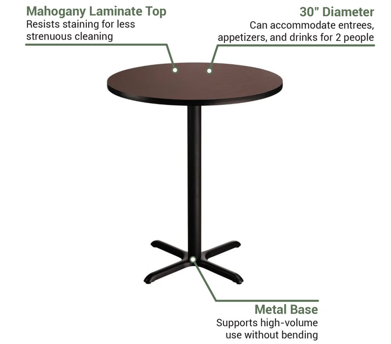 National Public Seating CT13030XBMY Features