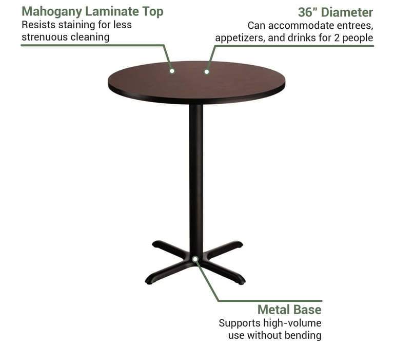 National Public Seating CT13636XBMY Features