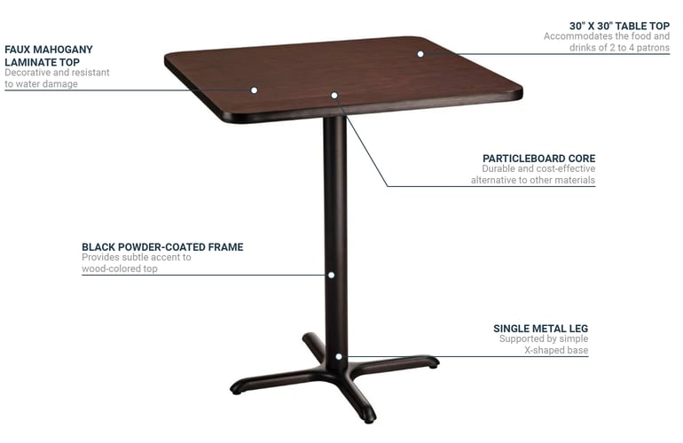 National Public Seating CT33030XBMY Features