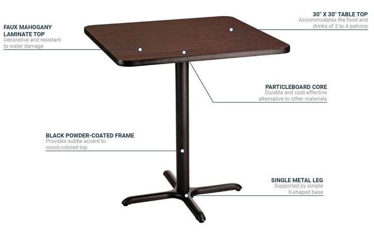 National Public Seating CT33030XCMY Features