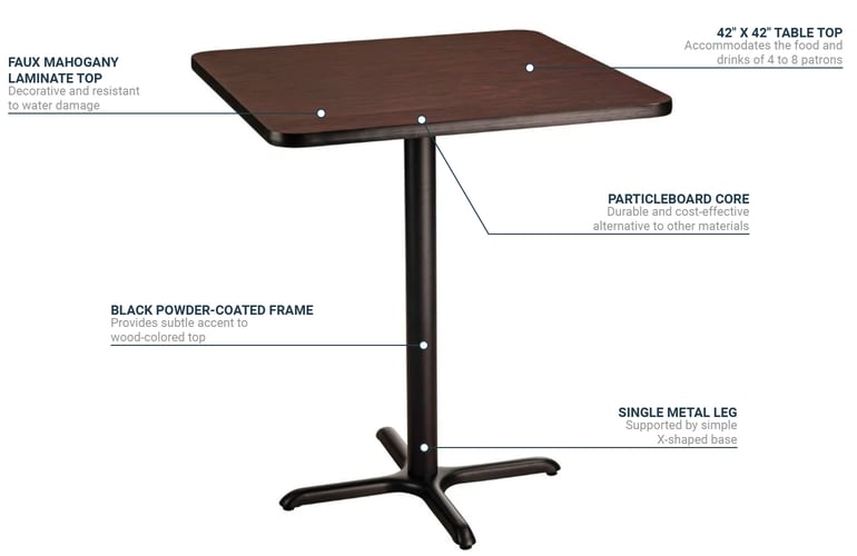 National Public Seating CT34242XBMY Features
