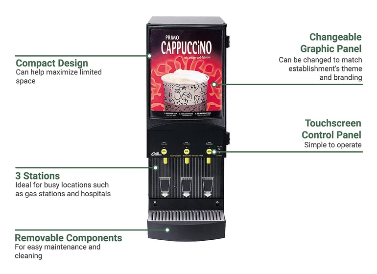Curtis CAFEPC3CS10000 Features