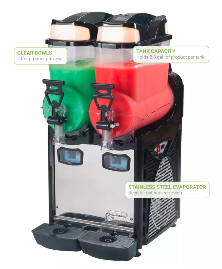 Eurodib OASIS1 Frozen Drink Machine w/ (1) 2 3/5 gal Bowl, 10 3/5 W, 110v