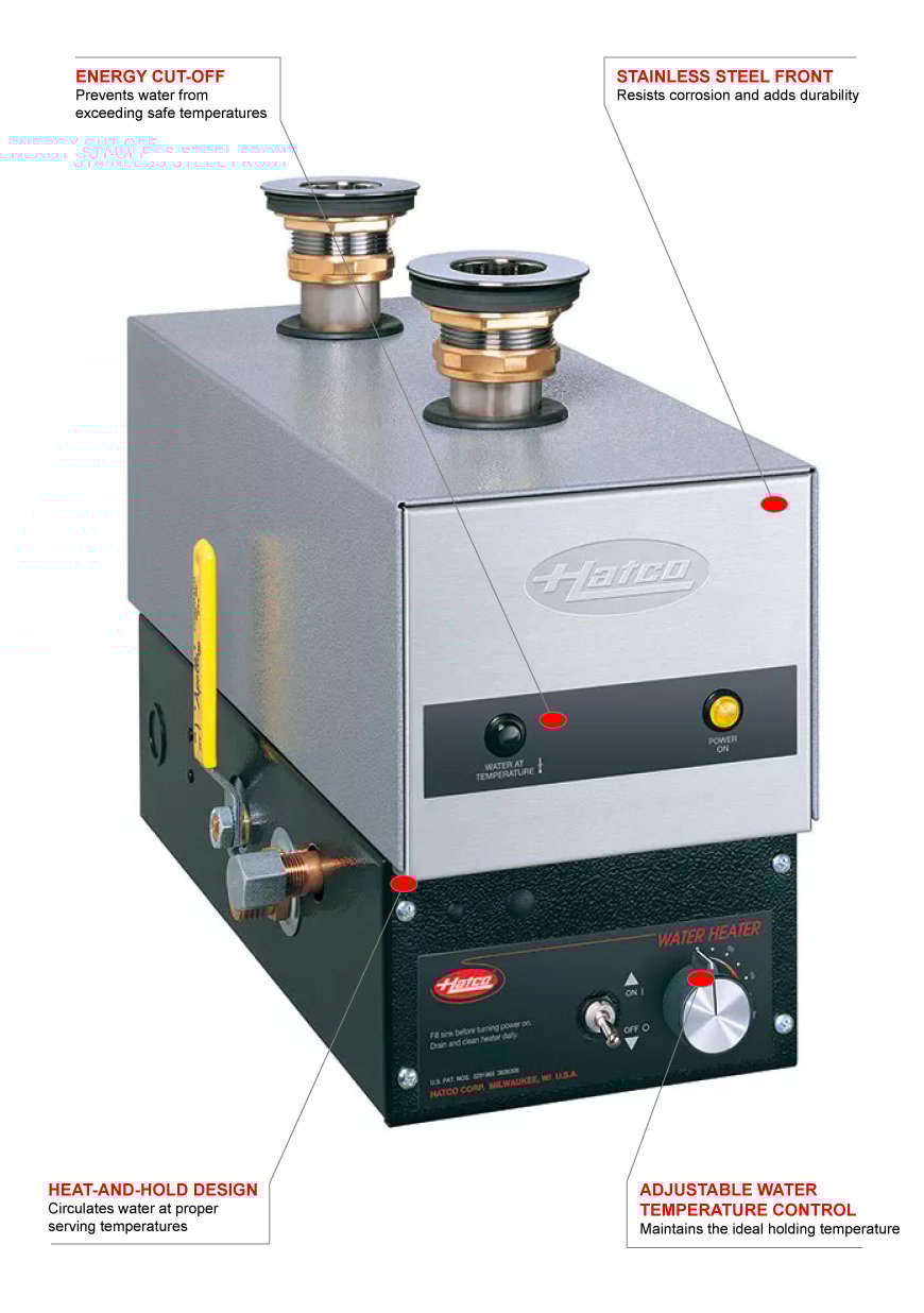 Hatco FR-4 Food Rethermalizer, Bain Marie Heater, 4 KW, 208v/1ph