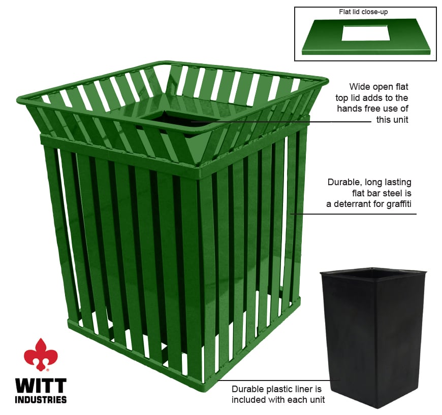 Witt Industries m3601sqftgn Features