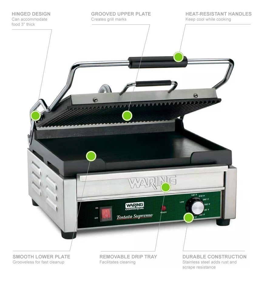 Waring WDG250T Features