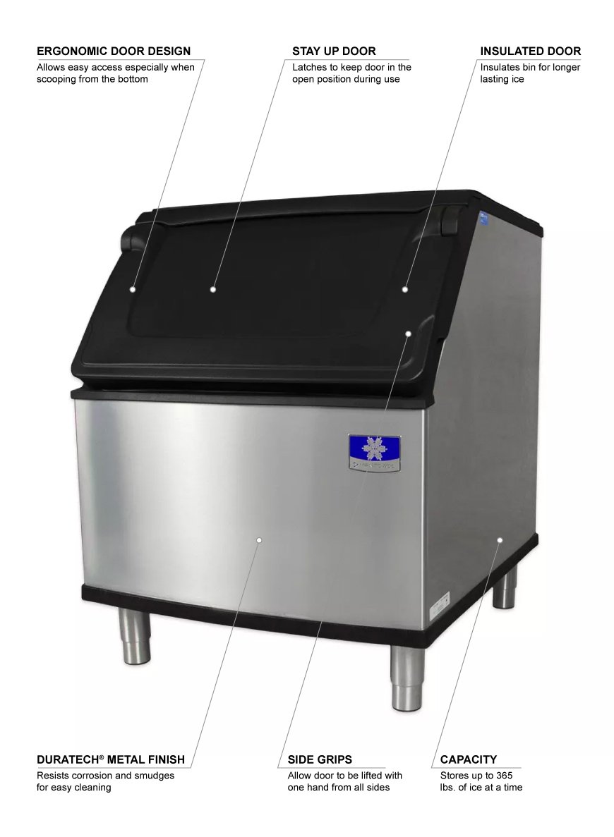 Manitowoc Ice D400 30" Ice Bin 365 lbs