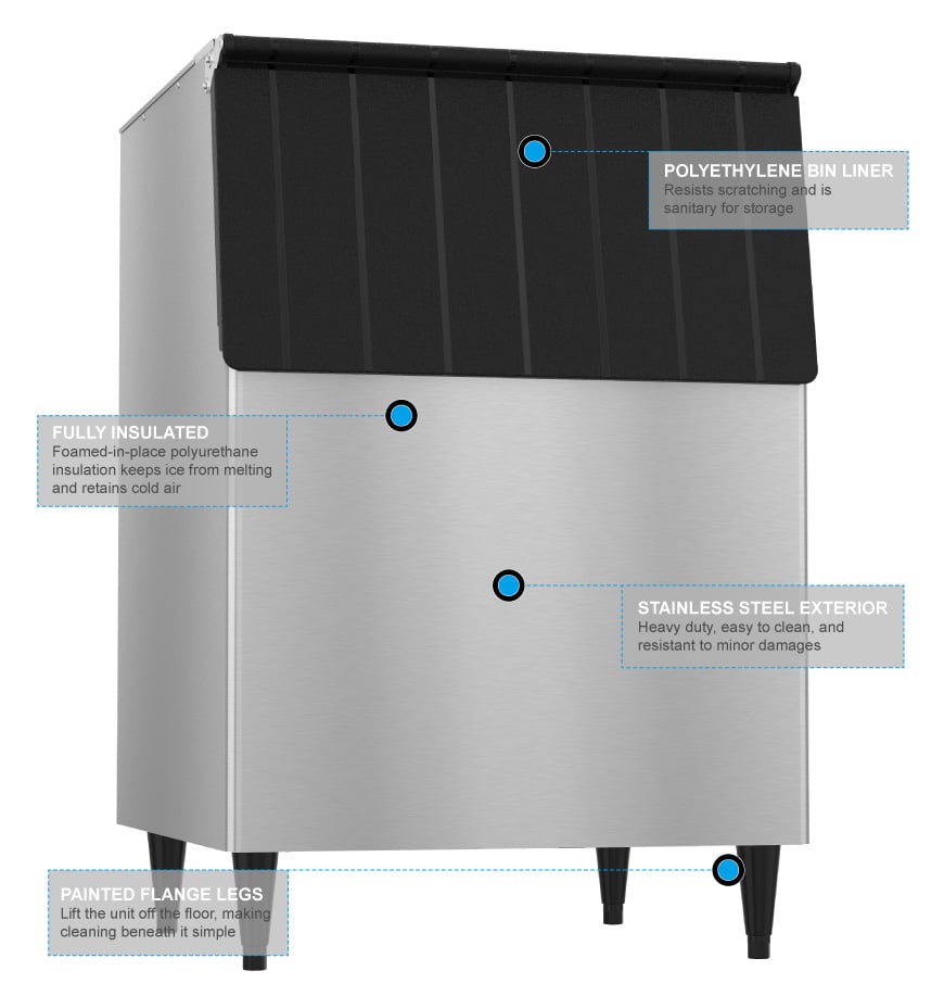 Hoshizaki B500SF 30" Ice Bin 500 lbs