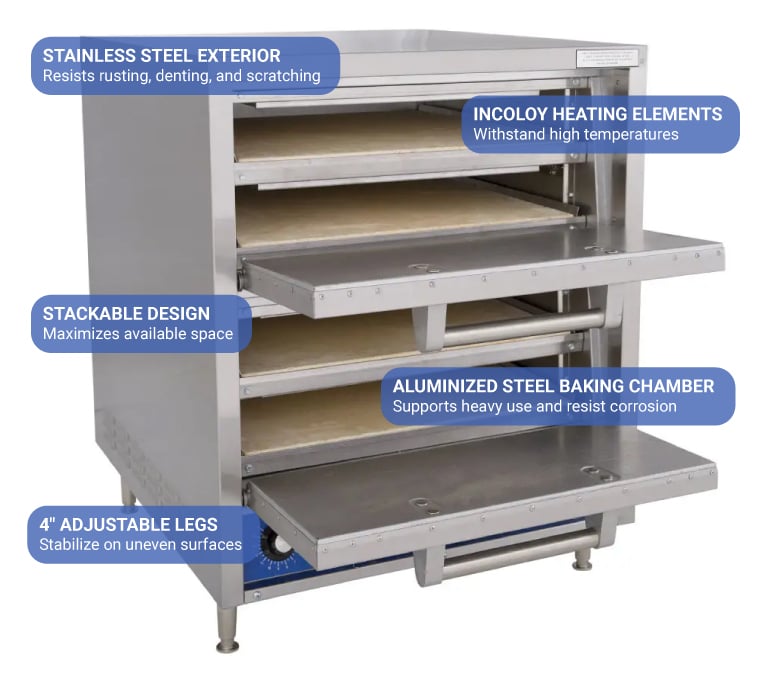 Bakers Pride p44bl2083 Features